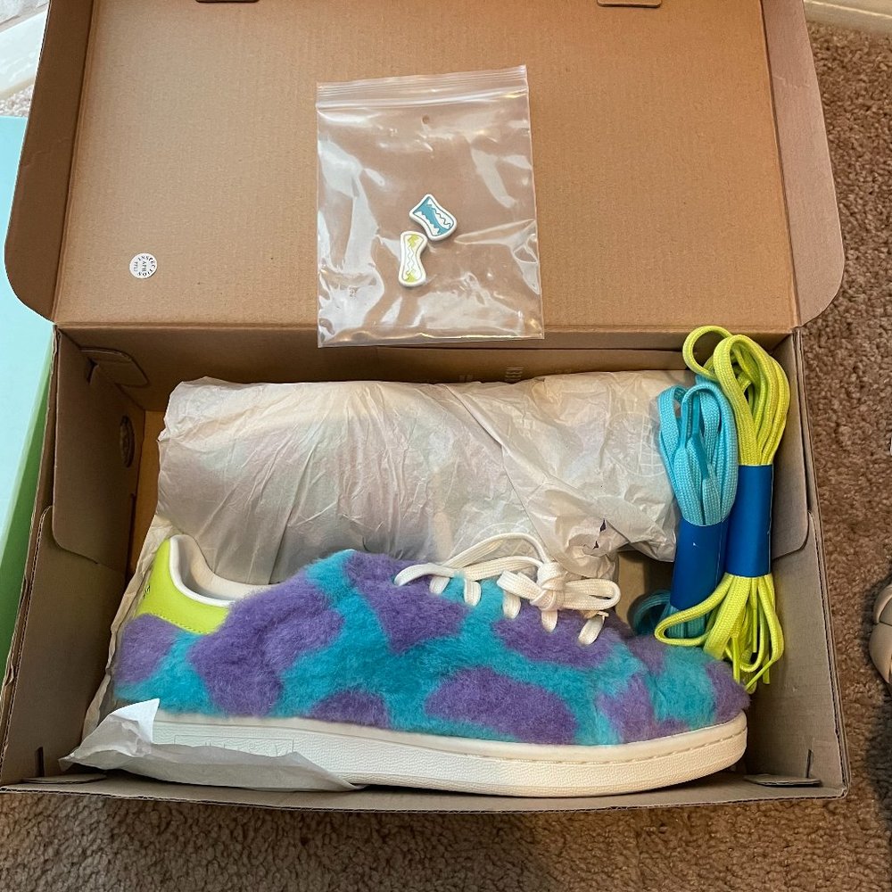 Monster’s Inc. X Adidas Sulley Stan Smith Sneakers Men’s Size 8 (Women’s 9.5)